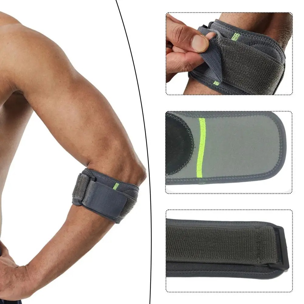 Badminton Video - Tennis Badminton Golfbal Elleboogband Onderarmbrace Compressie