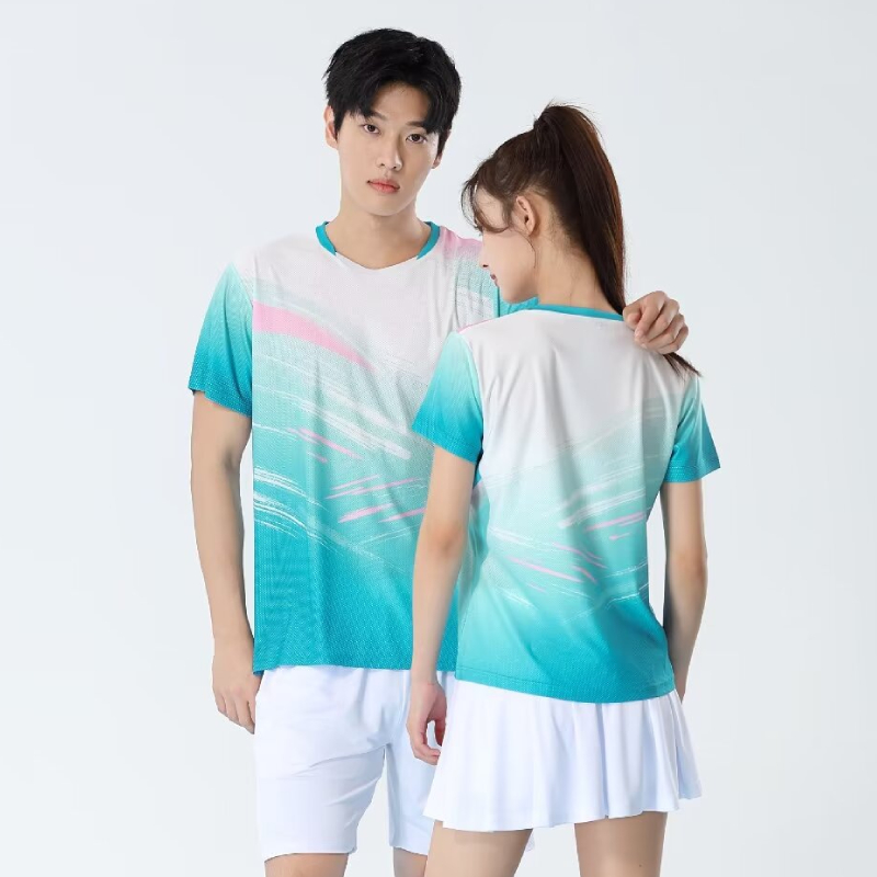 Badminton Jersey - Unisex Tafeltennis T-shirt Professioneel Ademend Badminton