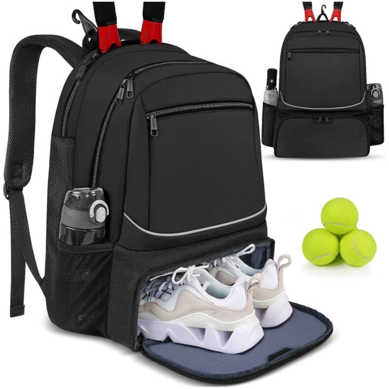 Backpack Racket Bag - Tennisrugzak met grote capaciteit Sportracketpakket Geschikt