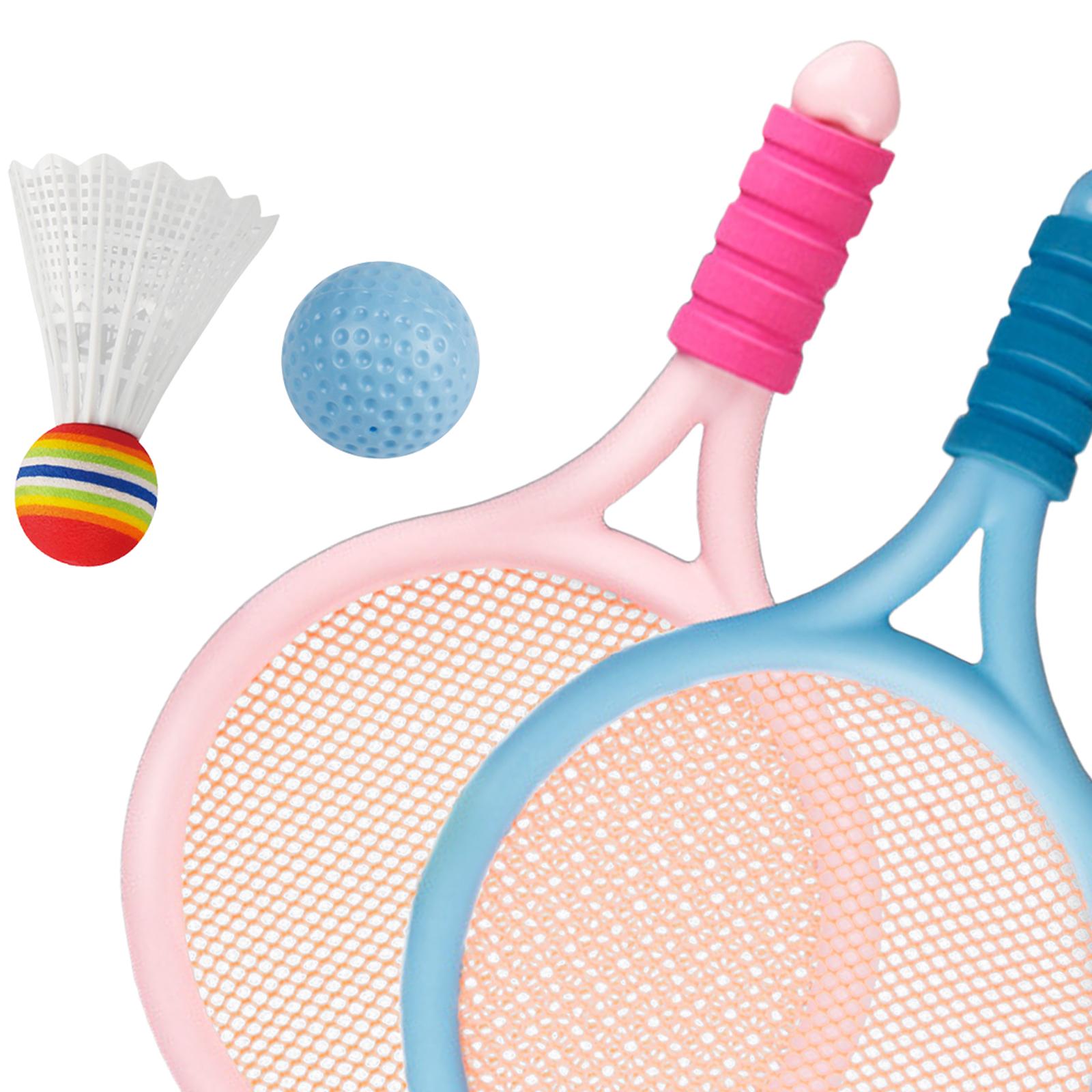 Badminton Video - Badminton-tennisracket voor kinderen, bal-shuttlecock-racket, lichtgewicht spelspeelgoed