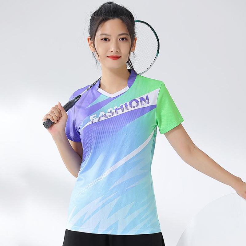 Badminton Jersey - Dames Badminton Shirt Print Golfkleding Snelle