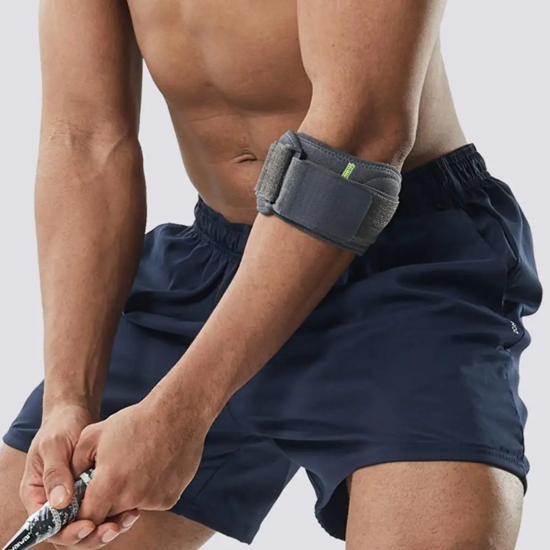 Badminton Video - Tennis Badminton Golfbal Elleboogband Onderarmbrace Compressie