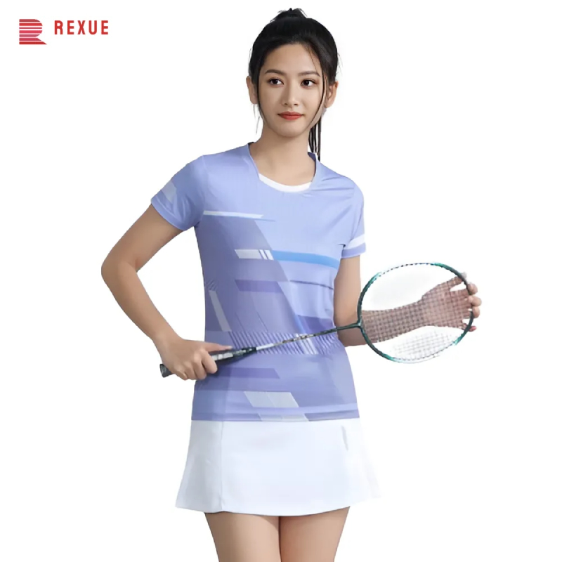 Badminton Jersey - Dames Tafeltennis Badminton Shirt 3d Print
