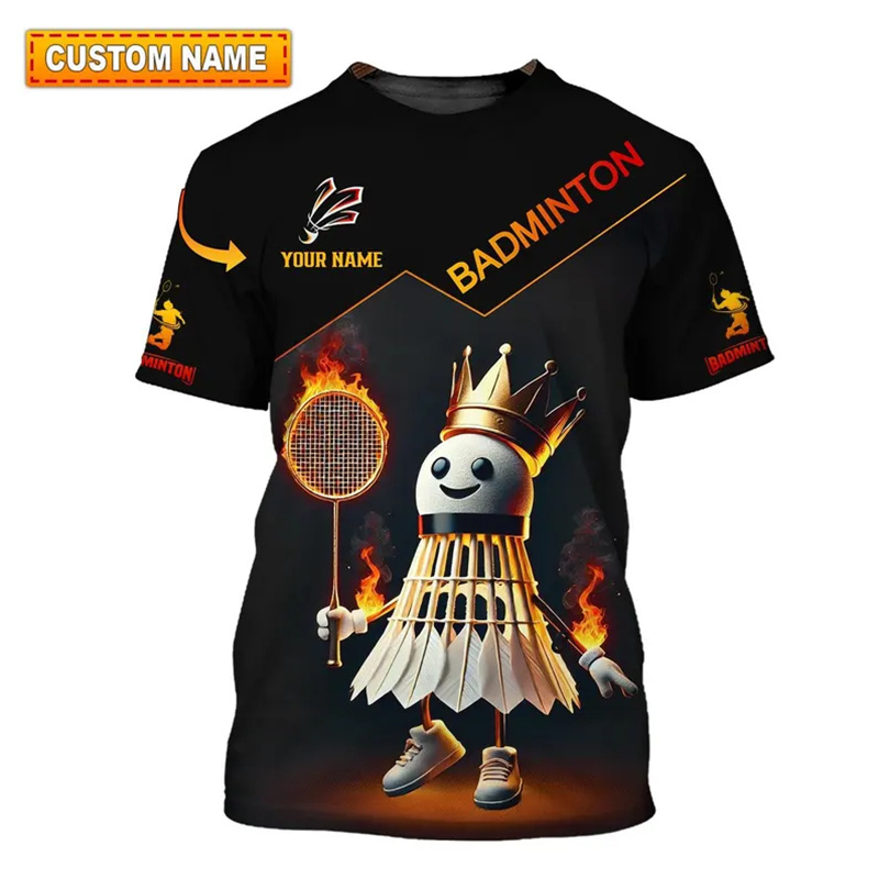 Badminton Aesthetic - Badminton Sport T-shirt Herenkleding Cool Novel