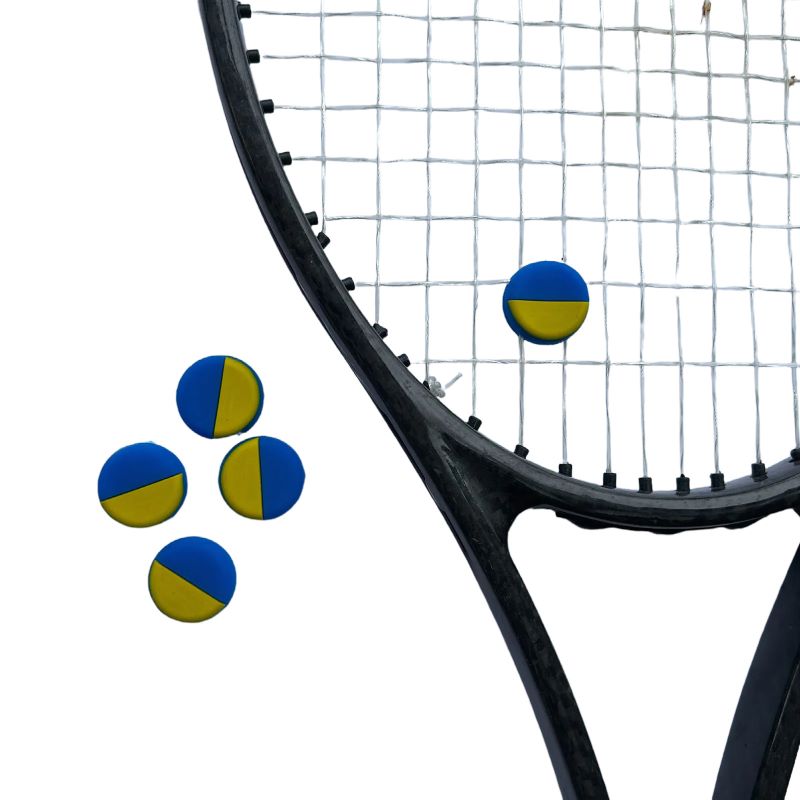 Racket Vibration Dampener - 4 stks/partij Oekraïne Vlag Tennis Trillingsdempers