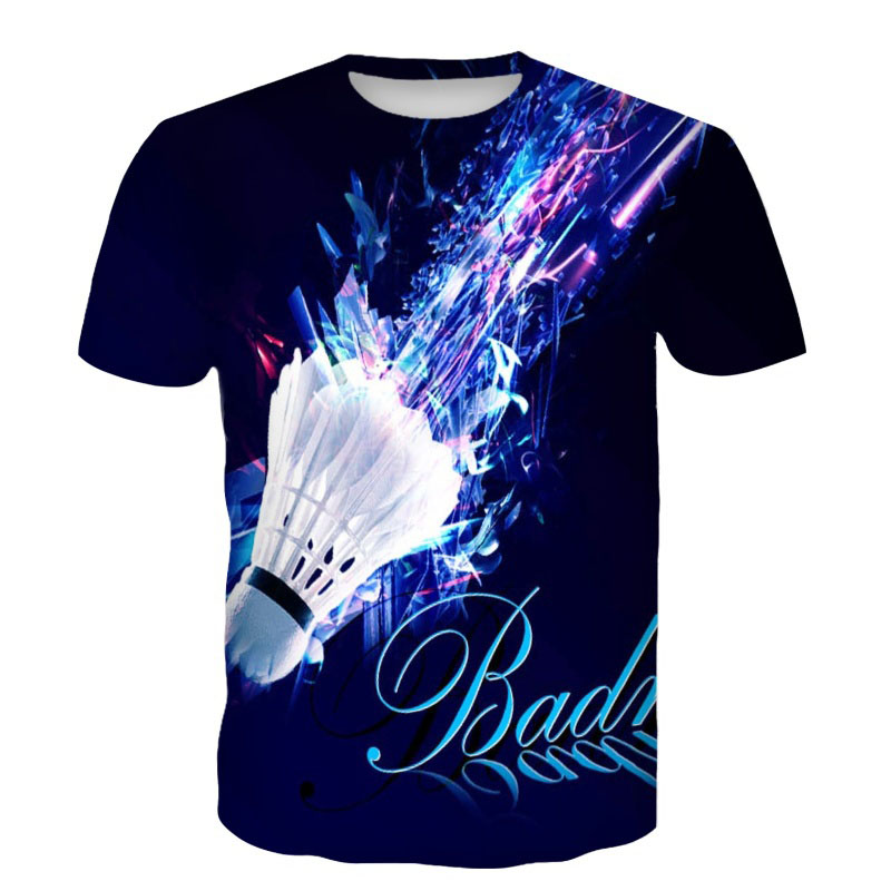 Badminton T-shirts Shuttle 3D  - Badminton Aesthetic recensie en prijs
