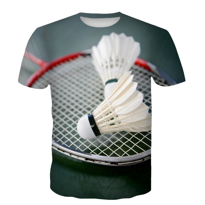 Badminton T-shirts Shuttle 3D  - Badminton Aesthetic recensie en prijs
