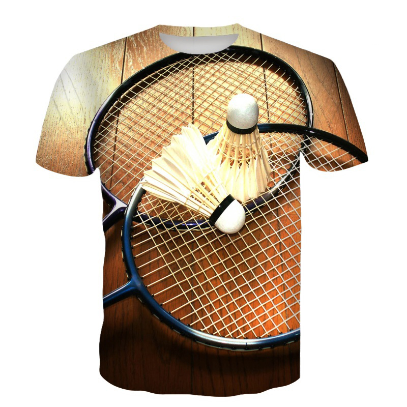 Badminton T-shirts Shuttle 3D  - Badminton Aesthetic recensie en prijs