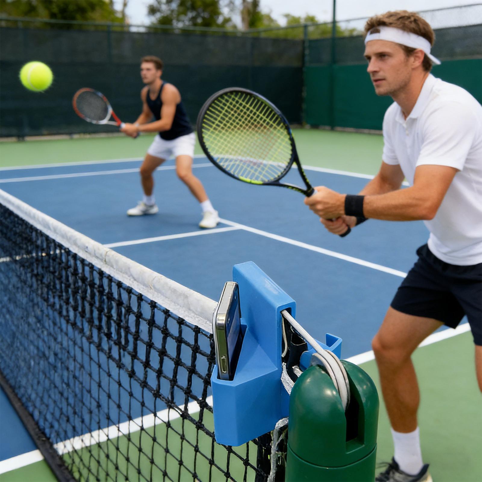 Praktische tennisnetcamerahoud - Badminton Video recensie en prijs