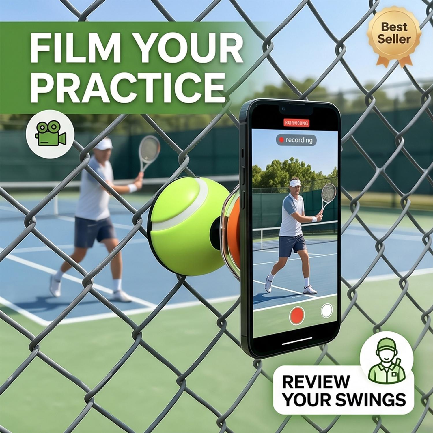 Anti-drop magnetische mobiele  - Badminton Video recensie en prijs