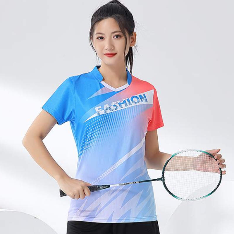 Dames Badminton Shirt Print Go - Badminton Jersey recensie en prijs