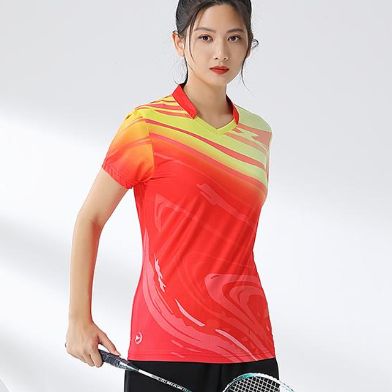 Dames Badminton Shirt Print Go - Badminton Jersey recensie en prijs