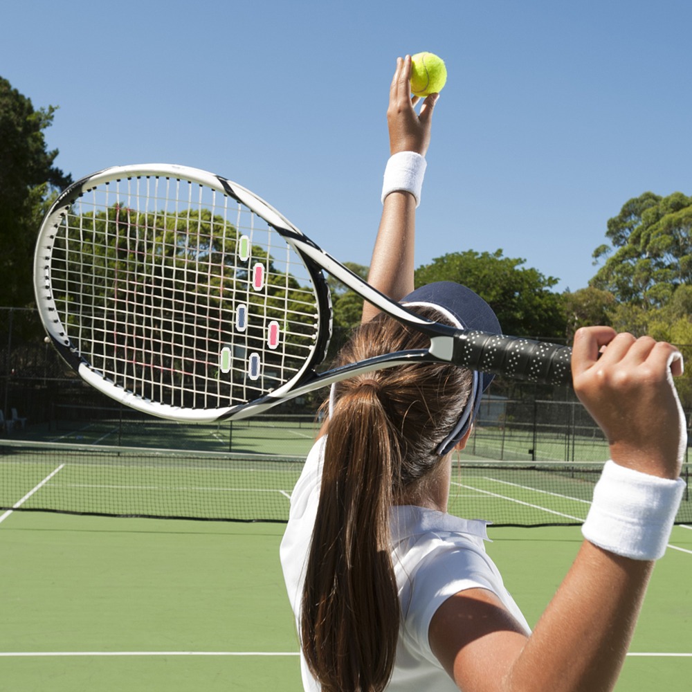 7 stuks zachte siliconen tenni - Racket Vibration Dampener recensie en prijs