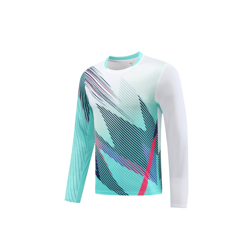 Lange Mouw Badminton Shirt Uni - Badminton Jersey recensie en prijs