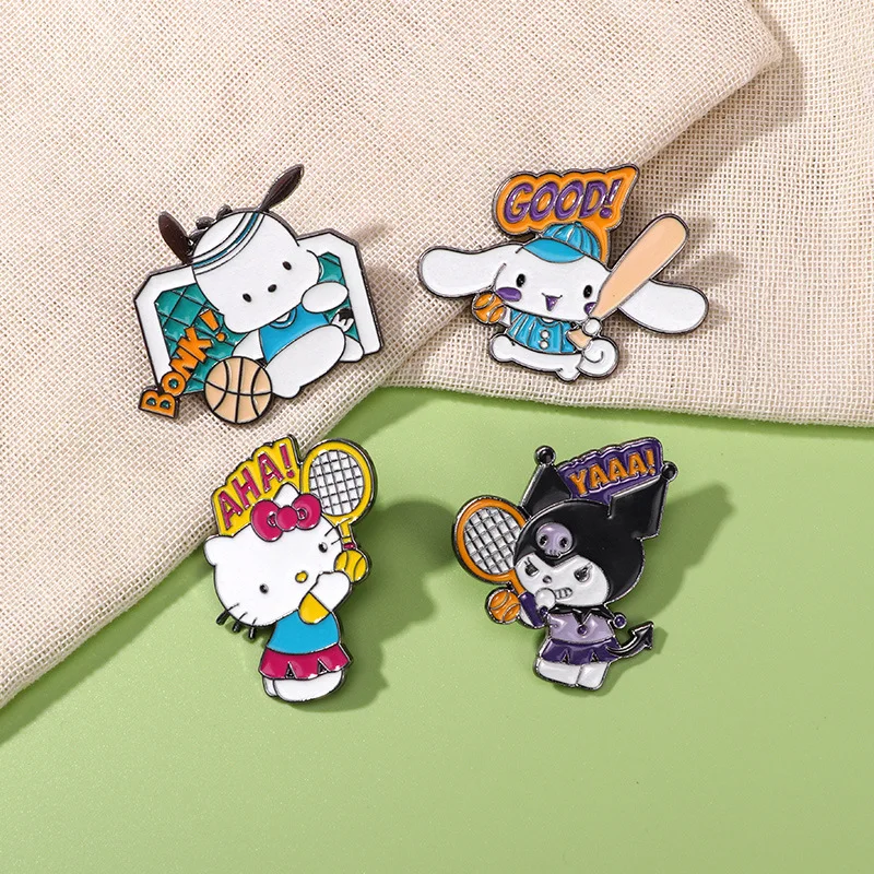 Cartoon Sanrio Metalen Badge S - Badminton Icon recensie en prijs